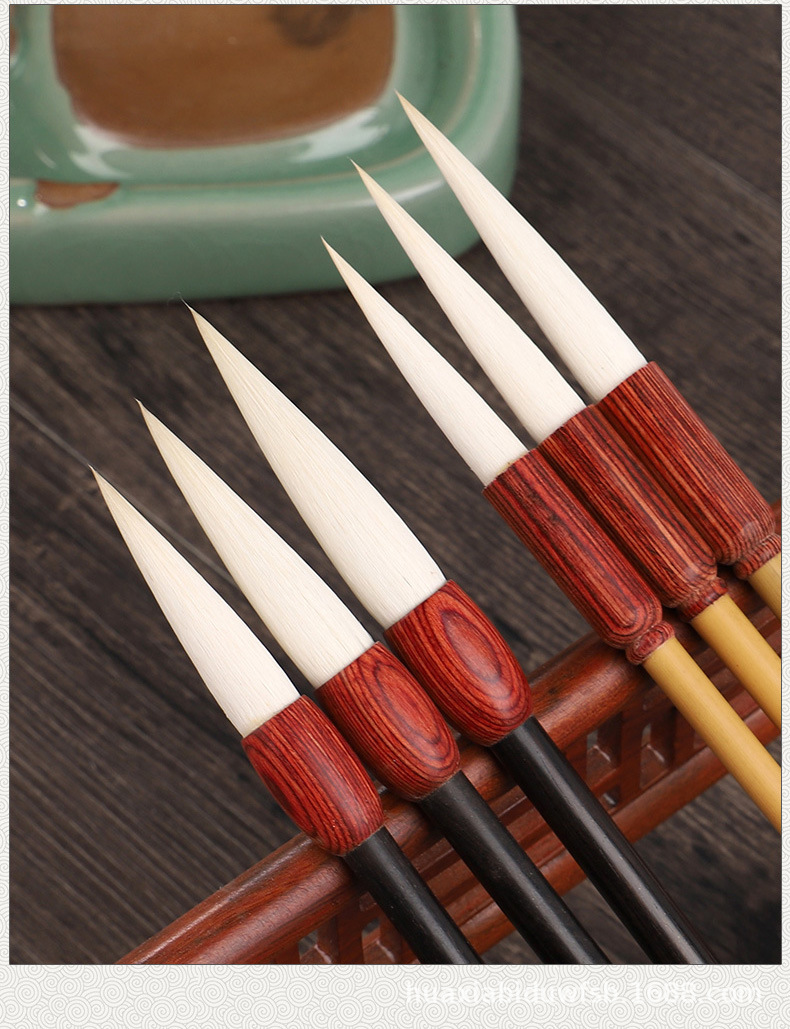 供应祥昀堂 天山雪峰 楚风汉韵长锋纯羊毫毛笔 文房四宝 创作毛笔