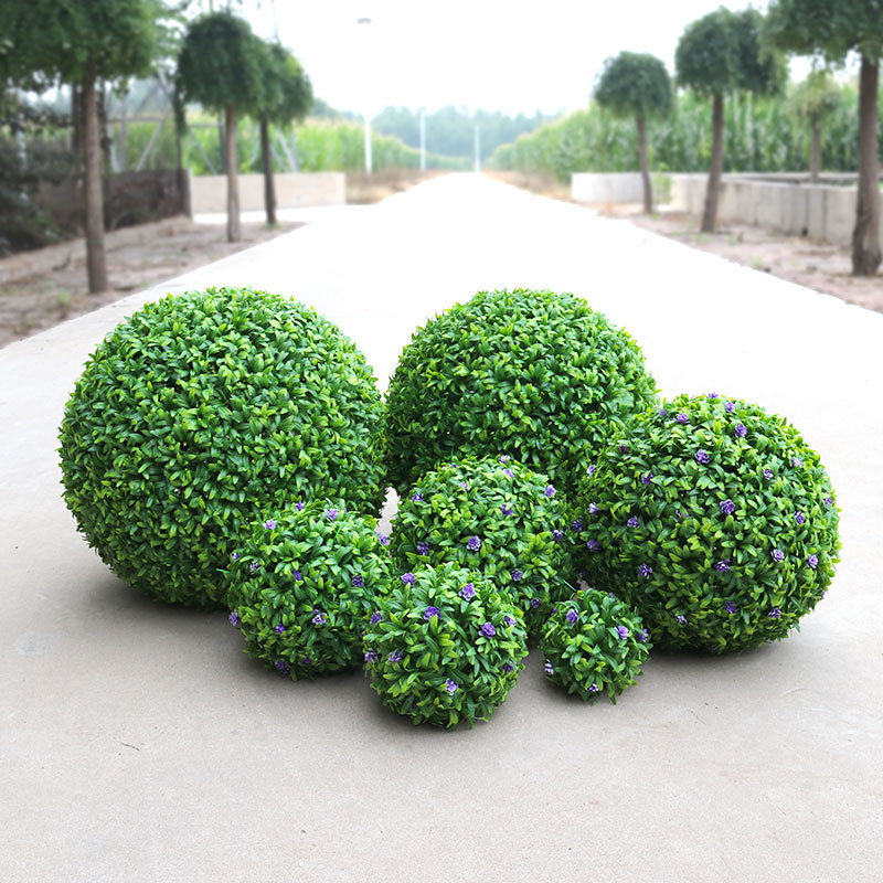 仿真草球商店酒店超市吊顶屋顶布景装饰绿植球仿真绿植挂饰球