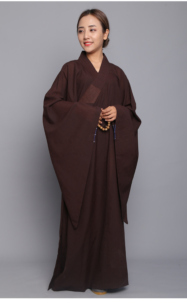 【拜佛海清】佛教用品僧服海青居士服女男诵经法会佛衣和尚服大褂