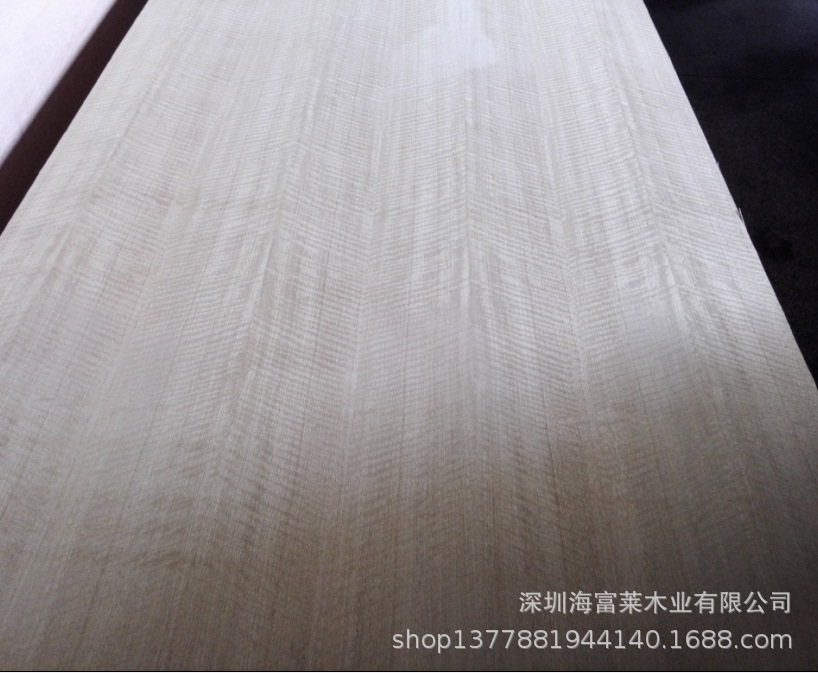 天然白枫木排骨影木皮 强白影木皮 天然影木金影木皮 杂木影红影