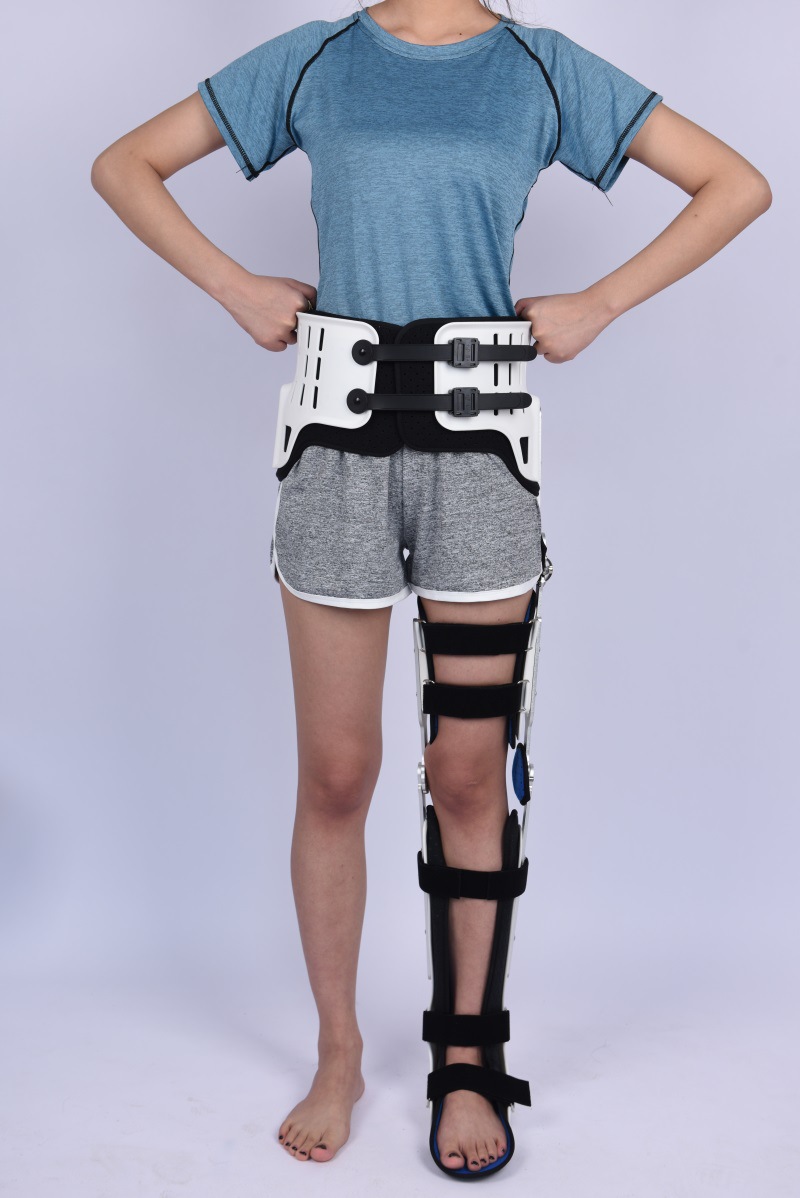 可调式髋膝踝足固定器 髋关节固定支具训练器 髋外展康复矫形器