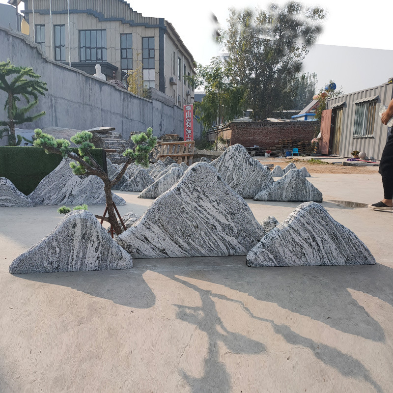 庭院园林造景切片石厂家直销 石雕泰山石雪浪石大量现货出售