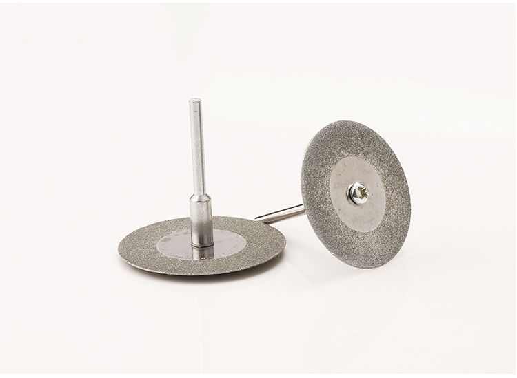 金刚砂切割片锯片玉石玻璃电磨配件迷你金刚石小切片干湿两用套装