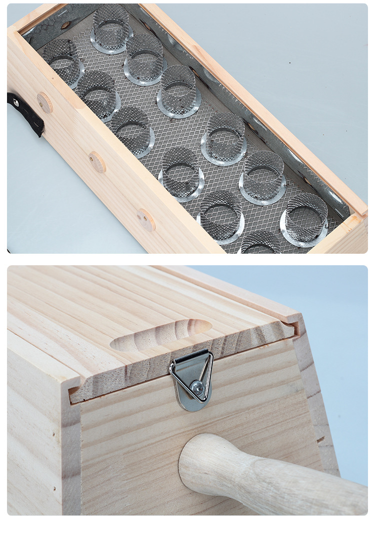 12柱艾灸盒木制家用颈部/腹部/腰部/背部腿部木质艾灸盒实木随身