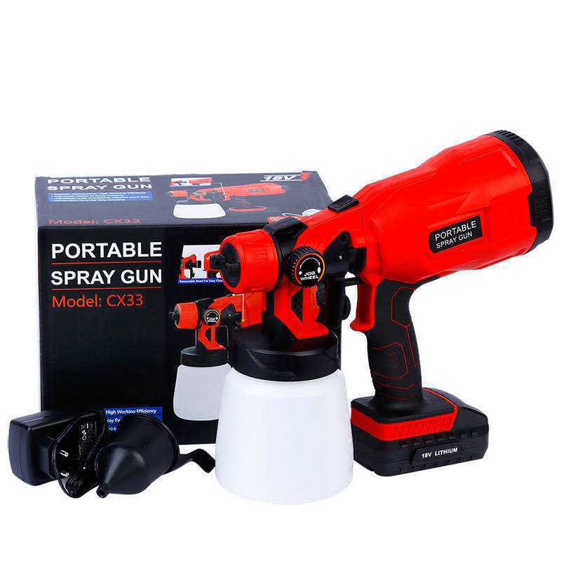 Electric Automatic Paint Spraying Gun High Pressure Lithium Portable Spray Gun Manual Disinfection Gun Paint Spray Gun