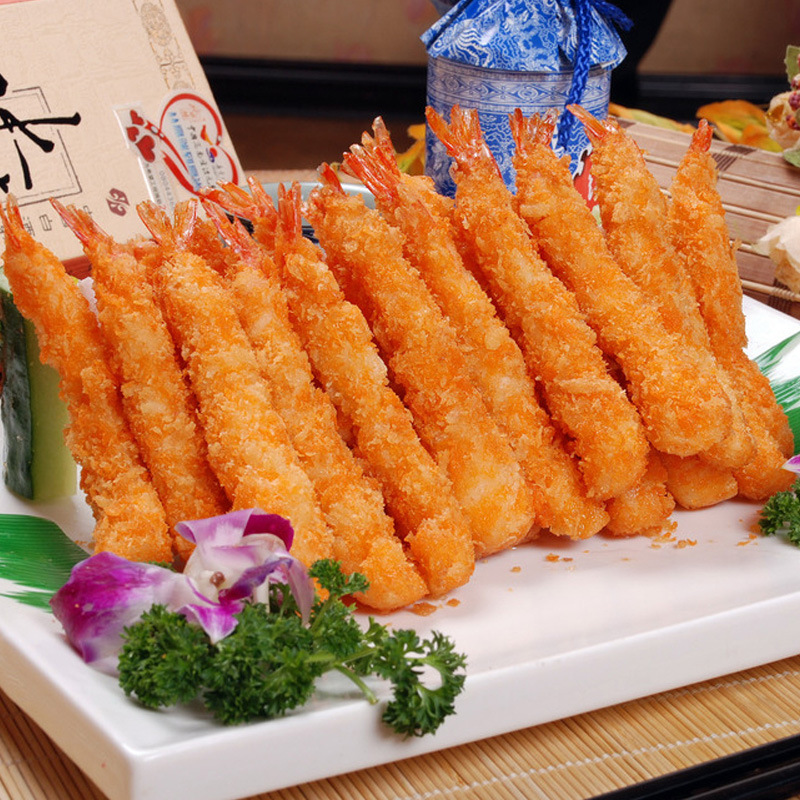 鑫锦辉芙蓉虾鲜虾棒冷冻半成品油炸小吃日式天妇罗休闲小吃炸海鲜