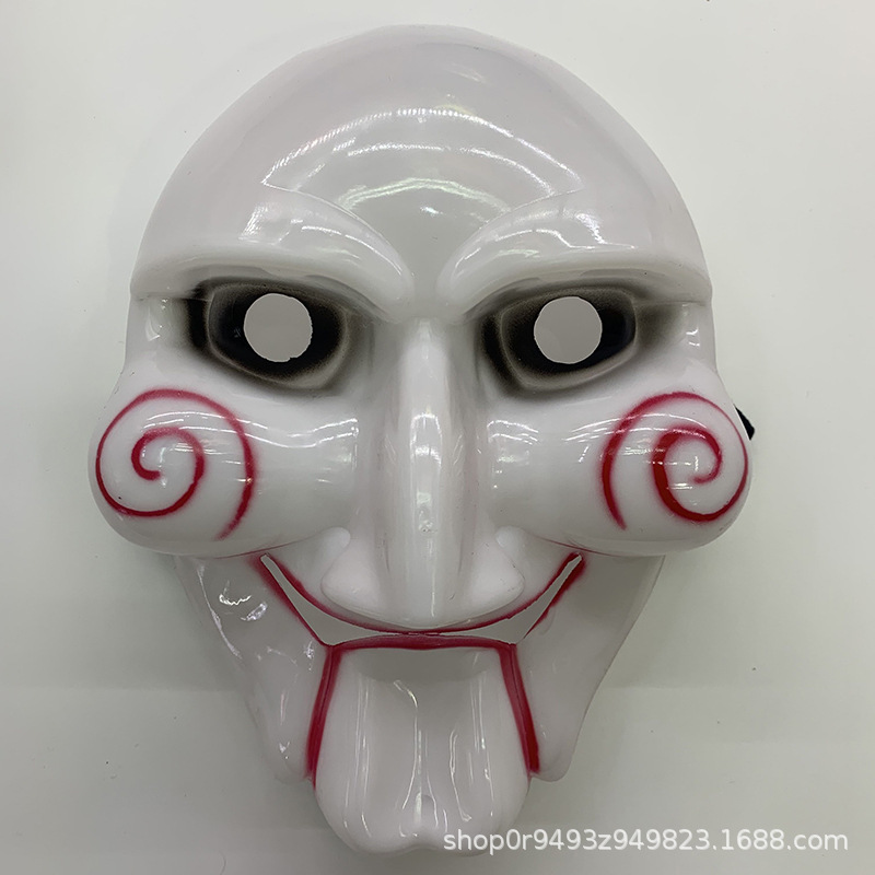 万圣节爆款经典面具鬼节派对恶搞面具新款恐怖笑脸面具厂家直销