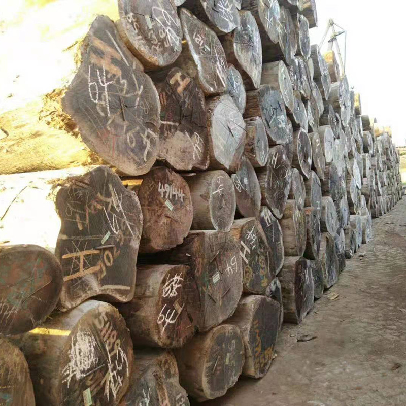 非洲菠萝格原木 铁梨木印茄防腐木园林古建寺庙菠萝格柱子-阿里巴巴