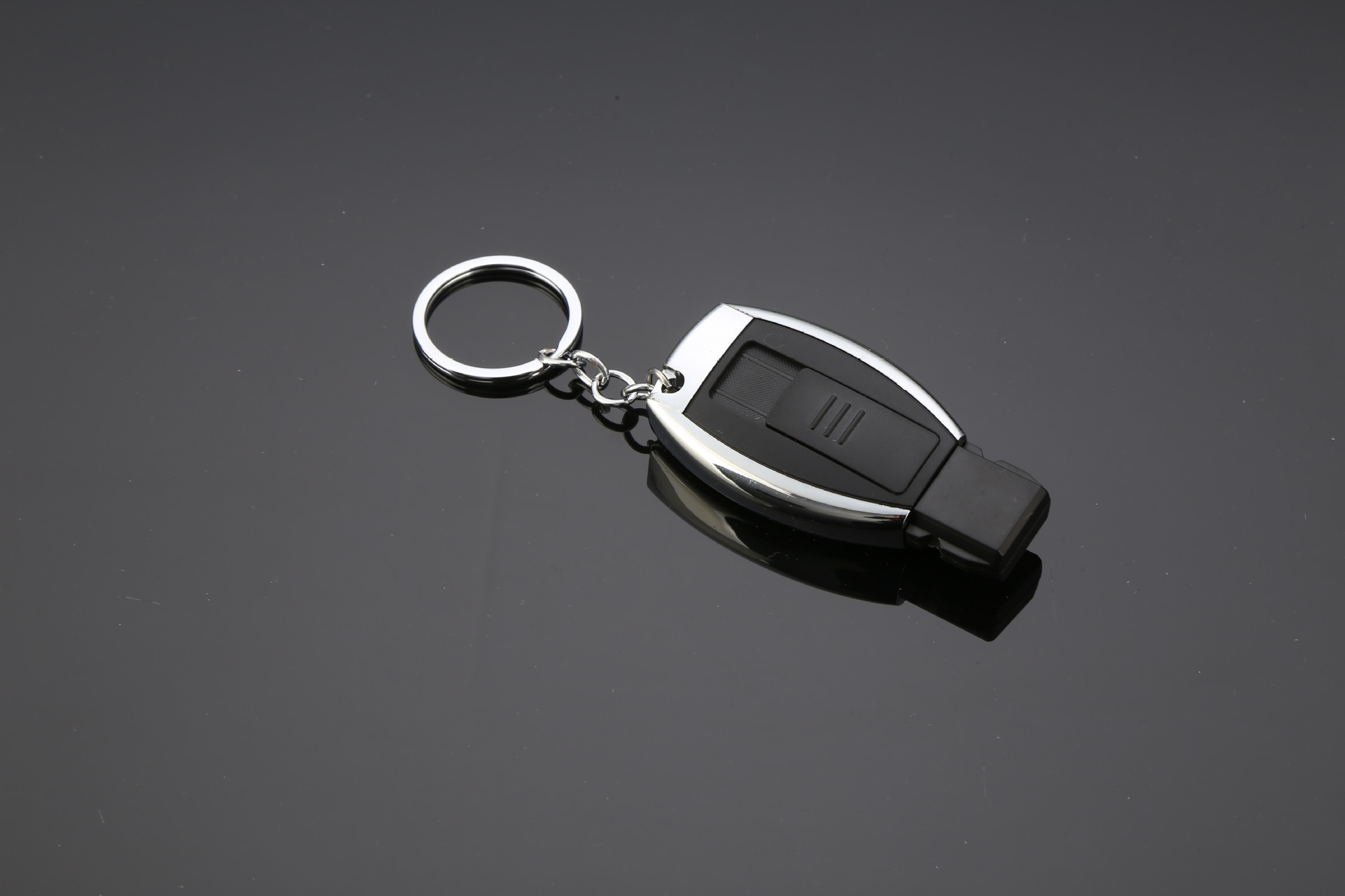 4s店创意个性usb充电打火机 奔驰车钥匙打火机汽车广告礼品打火机