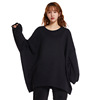 Diablo Chaopai street Trendsetter Women's wear Solid T-shirts Loose type Large Women's wear mm Sweater Diablo Chaopai street Trendsetter Women's wear Solid T-shirts Loose type Large Women's wear mm Sweater