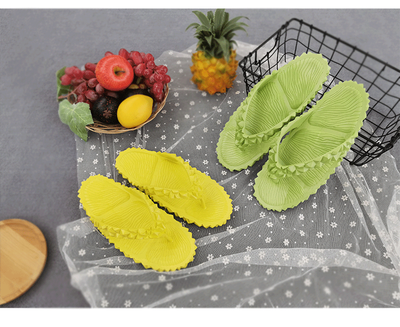 越南温突拖鞋新款潮搭男鞋女沙滩鞋亲子百搭外穿夏网红榴莲人字拖