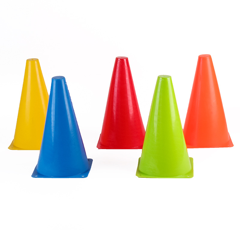 23cm标志桶足球场训练障碍物塑料桶标志物学校篮球训练锥形雪糕筒
