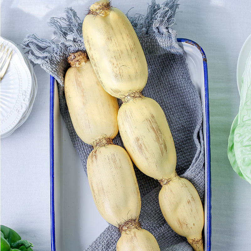 仿真pu莲藕假莲藕模型 装饰摆设道具 超高仿真莲藕玩具