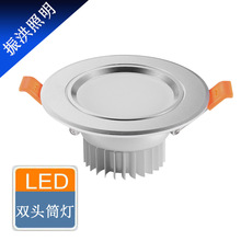 led筒灯嵌入式吊顶led天花灯孔灯家用商用暗装3W7W12W18W2.5寸4寸