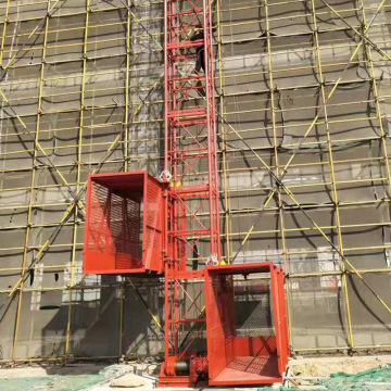 建筑工地龙门架货梯高空作业物料提升机龙门自升式龙门架吊机