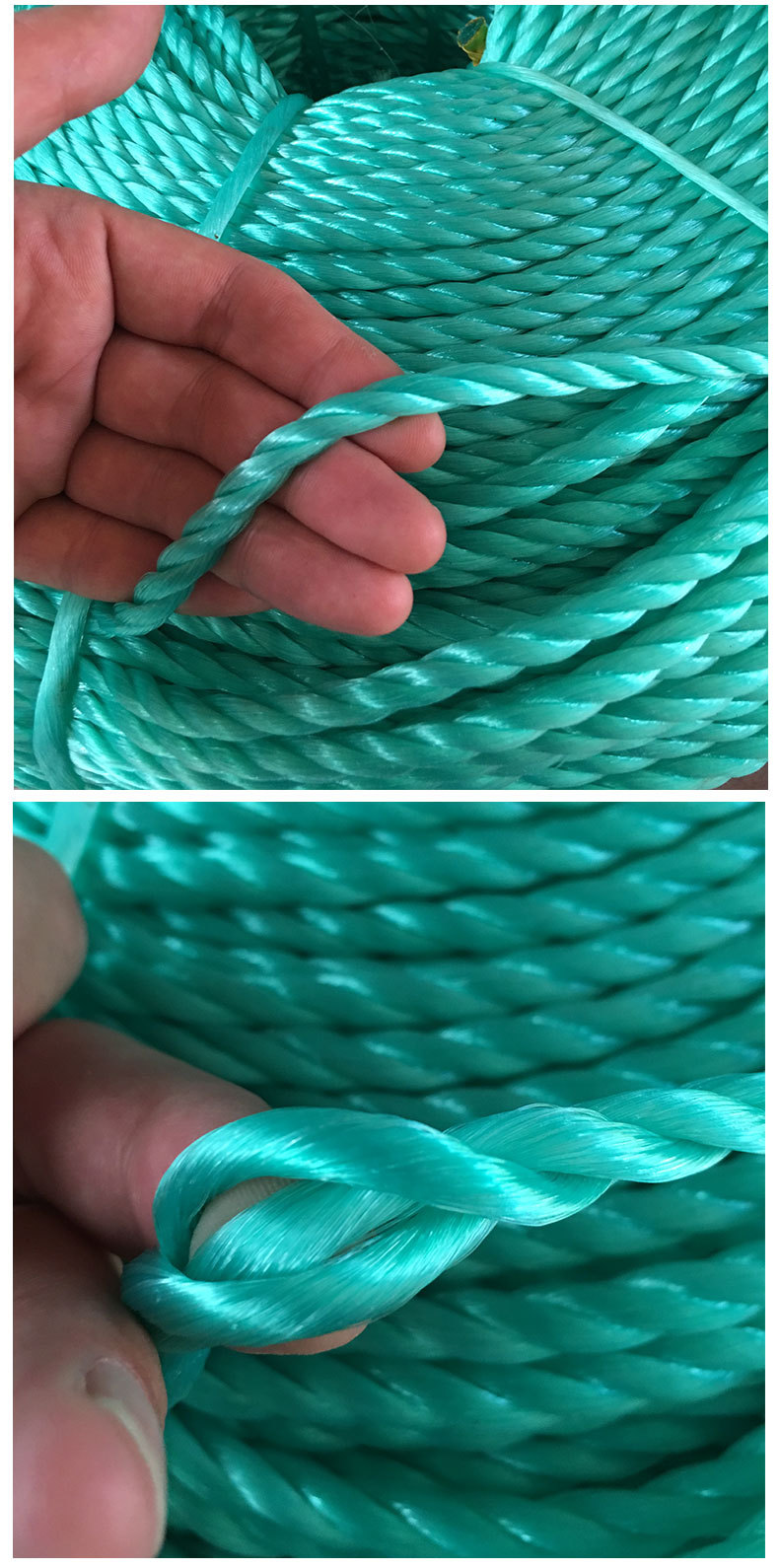 大棚压膜绳 农业吊秧聚乙烯绳子 耐晒抗风化货车捆绑尼龙绳可定制