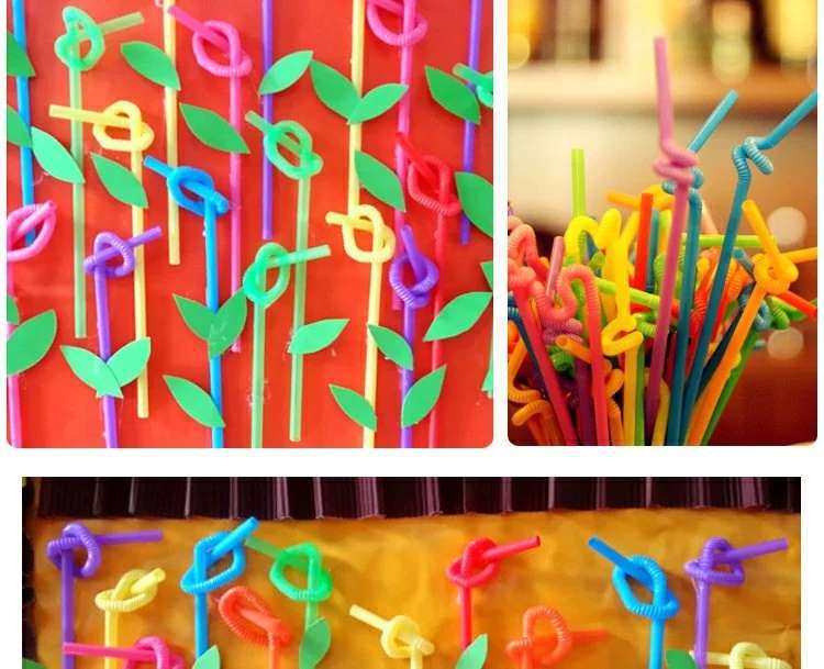 彩色吸管艺术 儿童创意粘贴画吹画幼儿园创意手工diy编制制作材料