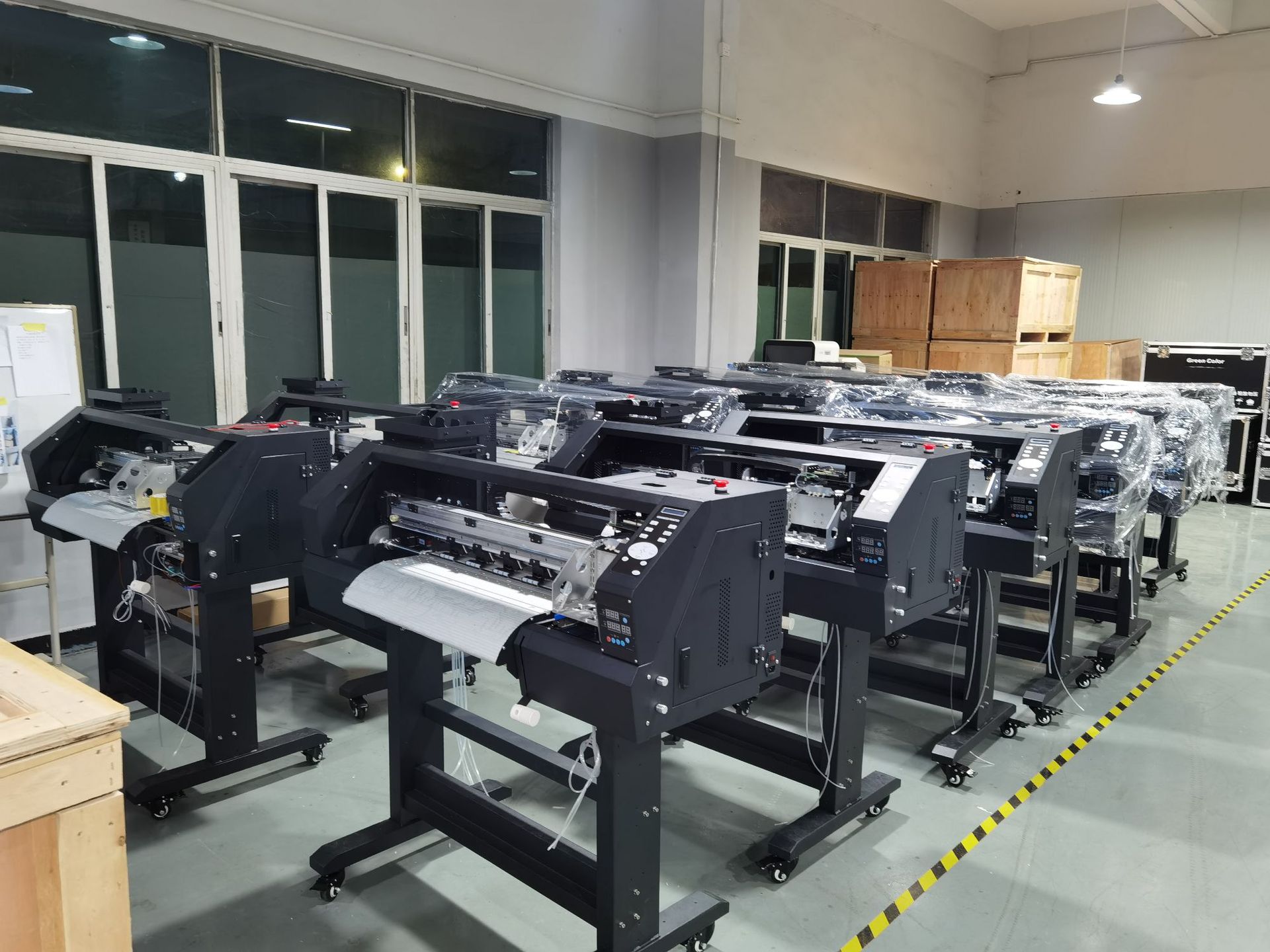 外贸款印花t恤烫画机 小型柯式烫画直喷机 白彩同出打pet膜机器