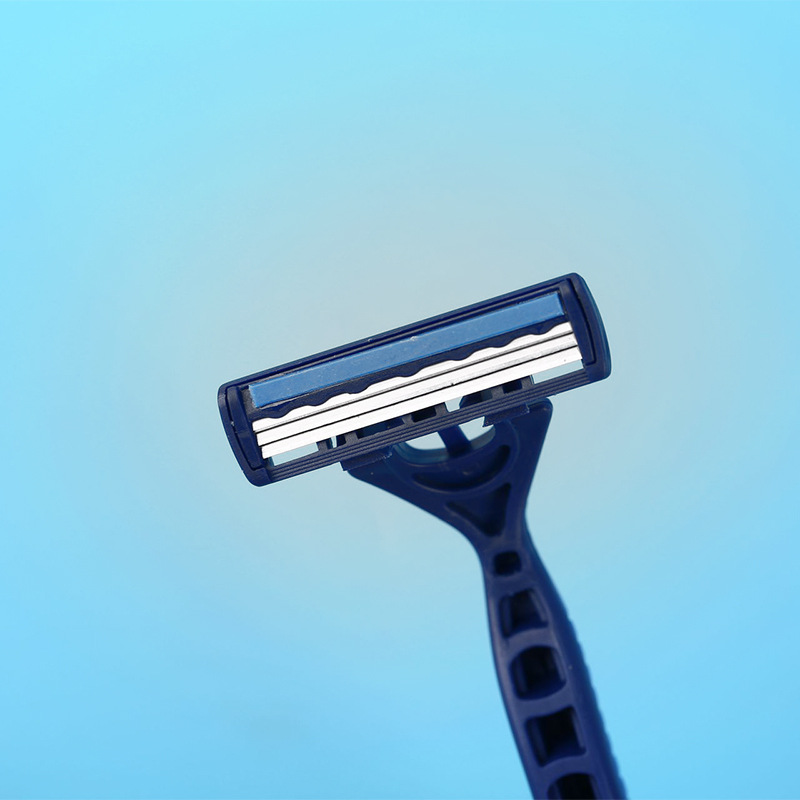 酒店宾馆客房一次性剃须刀刮胡刀刮毛刀三层塑料朵爱手动男士包邮