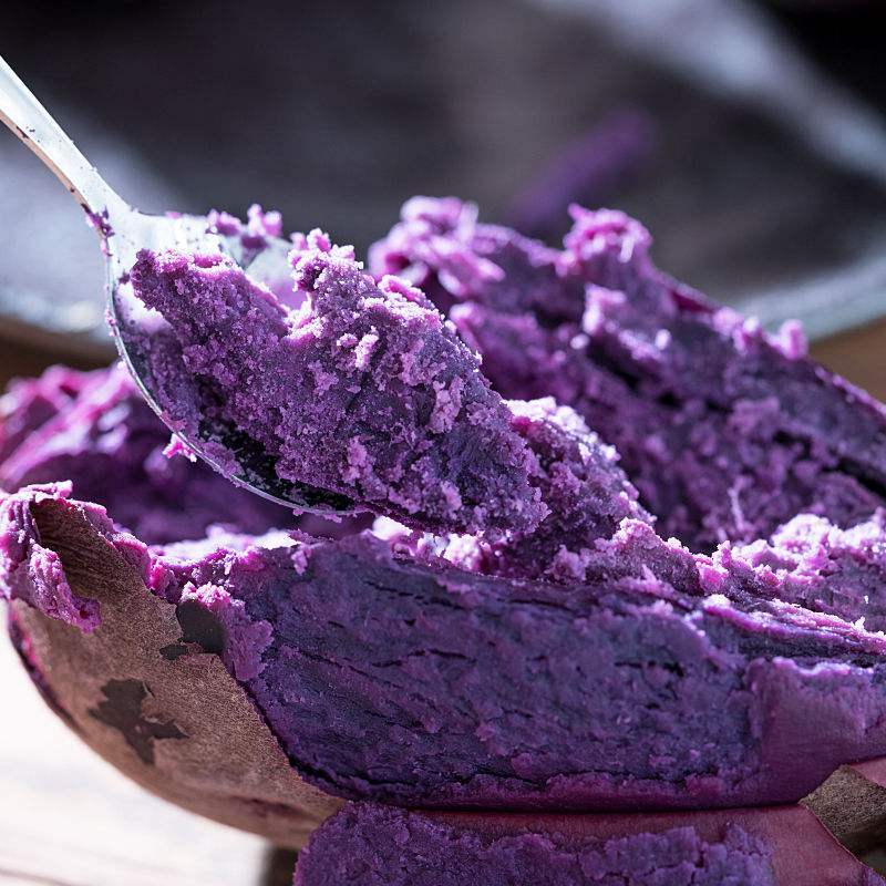 山东沂蒙山紫薯红薯新鲜蔬菜现挖现发地瓜粉糯香甜10斤包邮