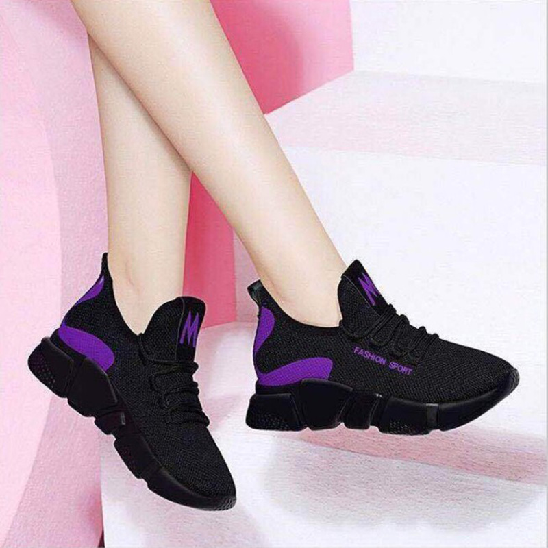 Spring 2021 Women's Shoes Factory Breathable Old Beijing Cloth Shoes Women's Korean-Style Travel Running Leisure Sneaker