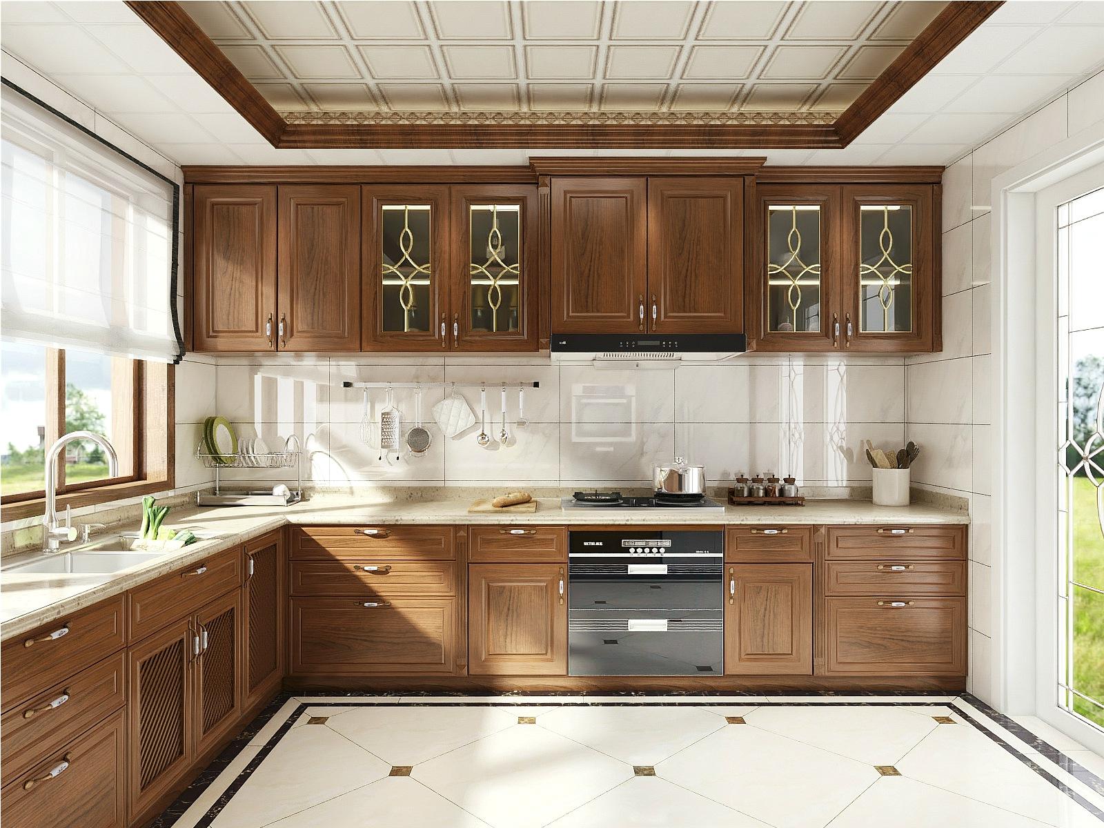 铝合金整体橱柜定制 全铝橱柜灶台柜厨房吊柜全铝家居厂家批发