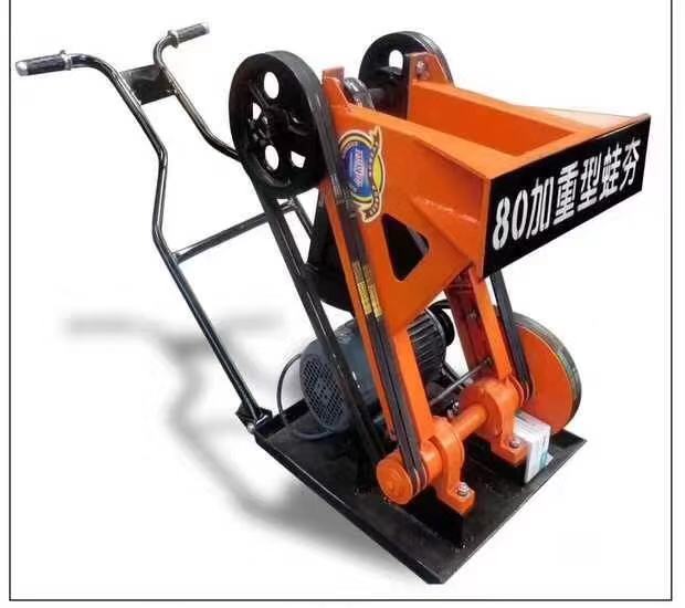 hw80蛙式打夯机地基路基夯实机地面平整蛙夯机砸夯机