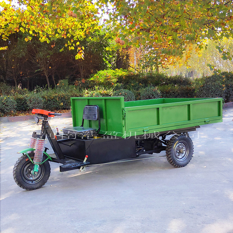 工地工程三轮电动车 电动三轮平板车 载重1-5吨平板电动三轮车