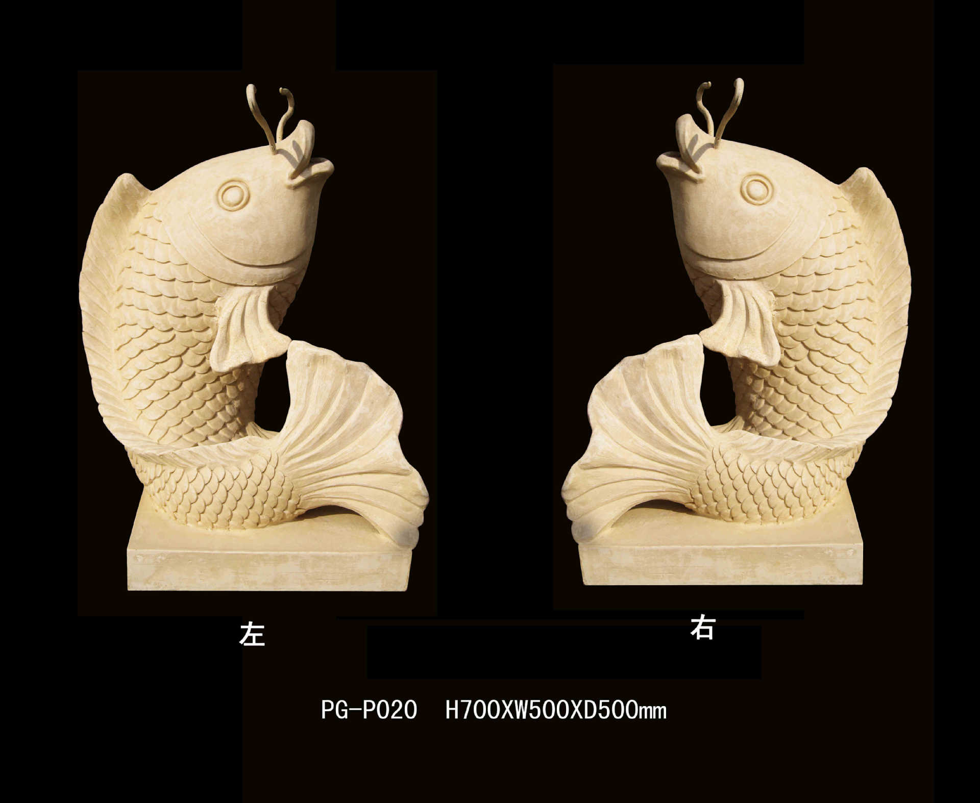 批发零售砂岩浮雕圆雕喷泉喷水景观喷水鱼砂岩雕塑园林喷水雕塑