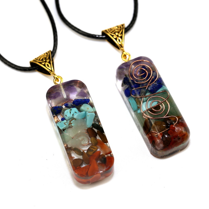 2020跨境电商热卖 奥根生命之花灵摆吊坠 多维梅塔特隆立方体项链