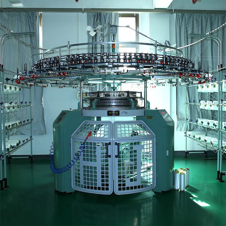 绍兴鸿骏机械高速单面针织大圆机,单面汗布,小毛圈布 珠地网眼