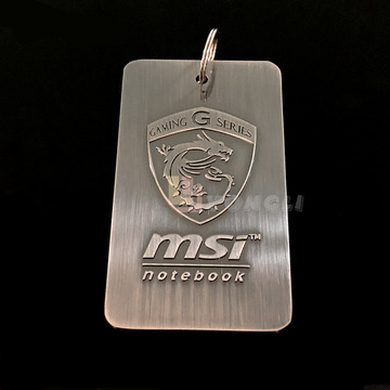 厂家定制射击游戏周边金属挂件 锌合金压铸双面logo复古吊牌 直销