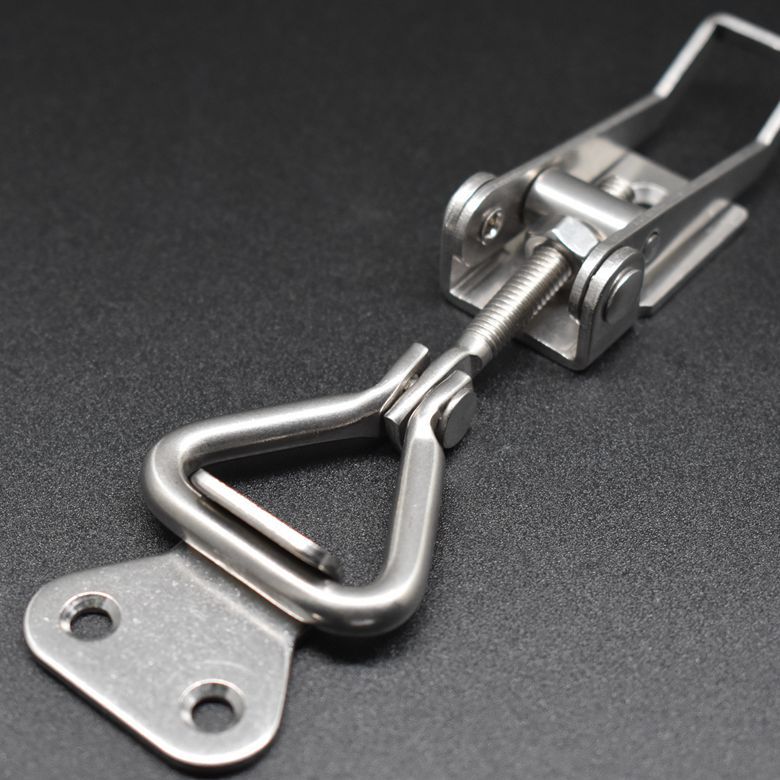 90度直角可调搭扣锁扣304不锈钢垂直快速夹具箱扣门栓式夹紧器 中