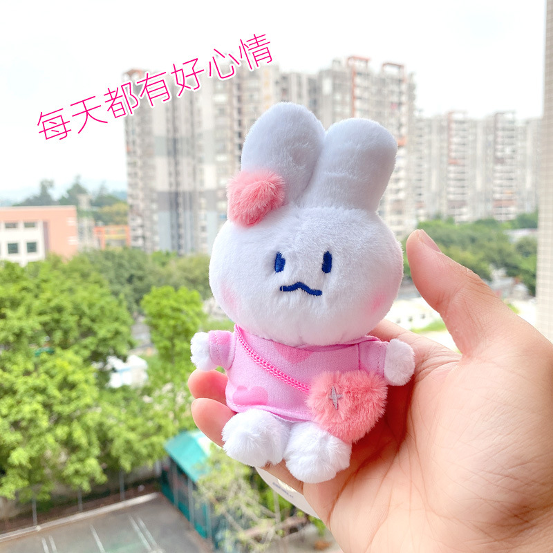 韩国mongmong兔软萌兔包包挂件ins风可爱少女萌软妹情侣包包挂饰