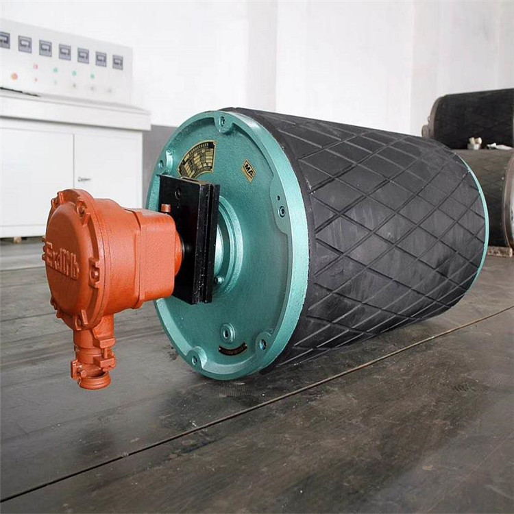 矿用油冷式电动滚筒 直径400带宽800外置油冷式电动滚筒