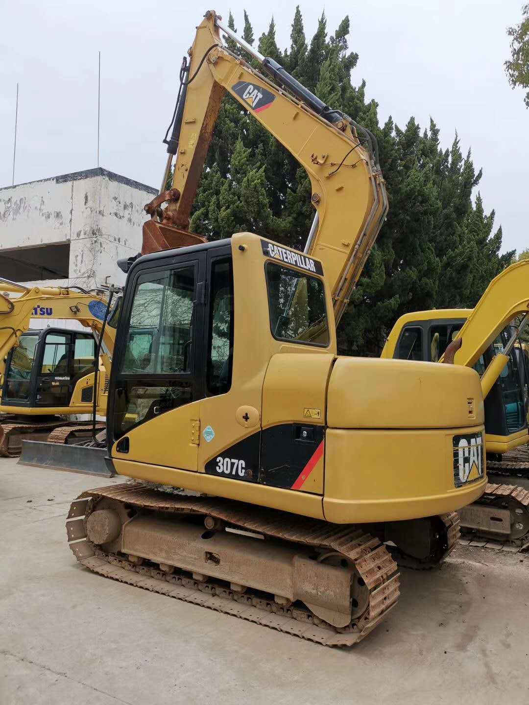 个人转让二手卡特307c挖掘机 7-9成新卡特307价格 二手钩机市场