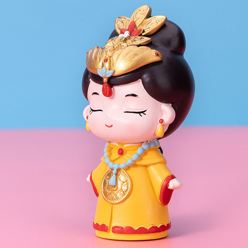 皇后皇帝烘焙装饰摆件宫廷复古皇上皇后蛋糕用品汽车装饰树脂摆件
