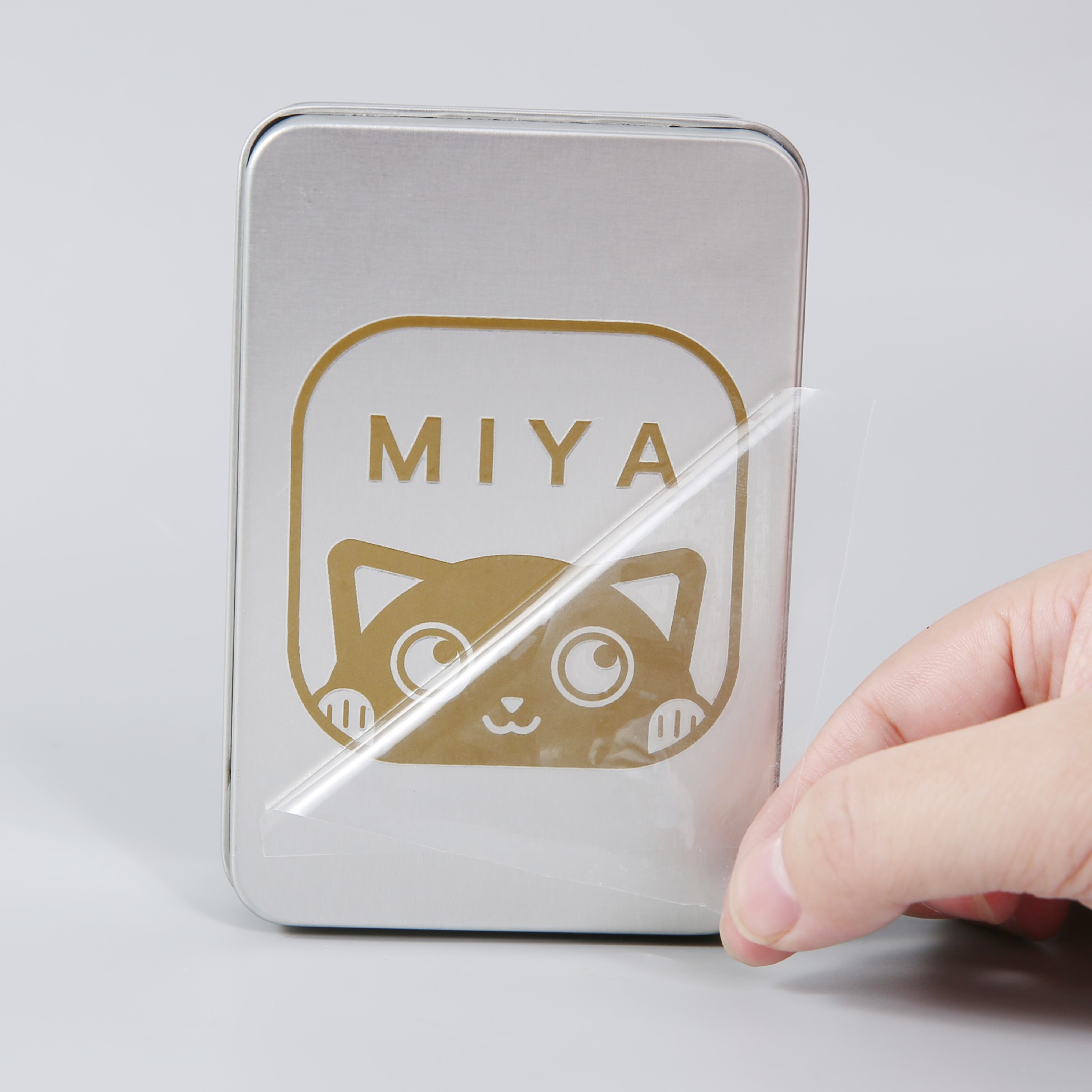 uv转印贴水晶标签定制logo透明pvc不干胶转移贴感压分离贴纸定做