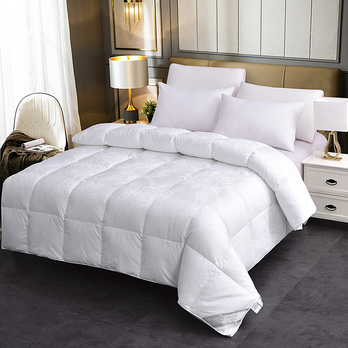 旧羽绒服改羽绒被羽绒被被壳柔赛丝被壳提花被壳