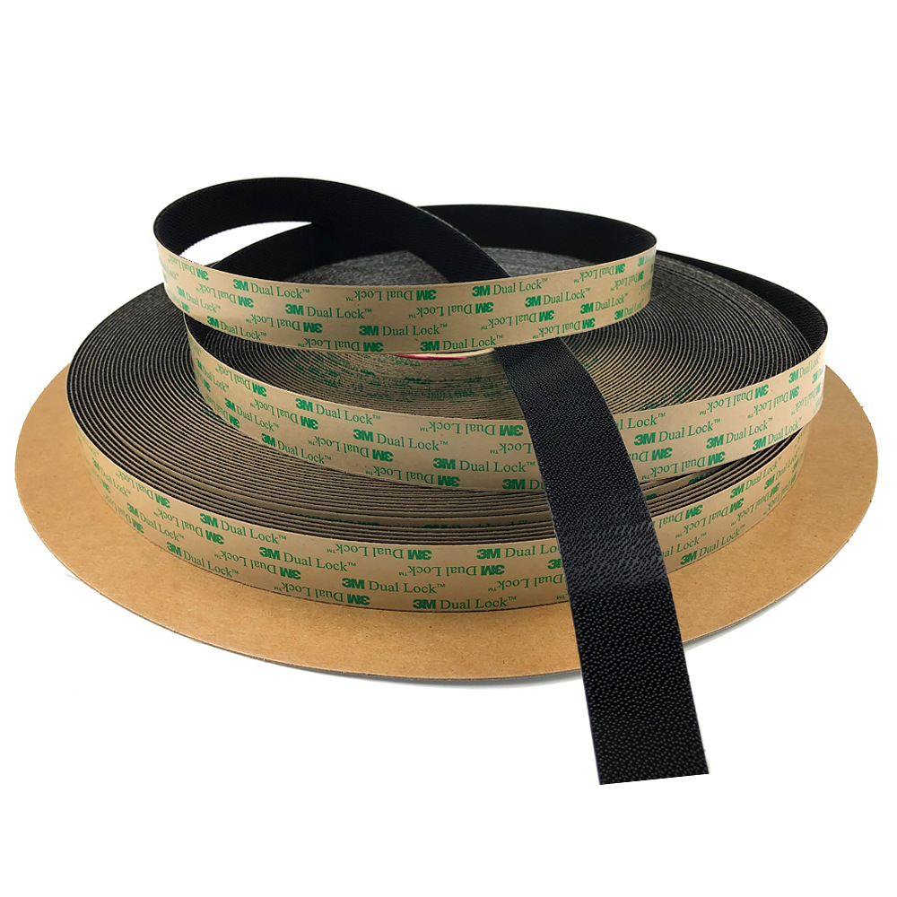 3m蘑菇头搭扣3m sj4575背胶粘扣带黑色25.4mm*45.7m 魔术贴-阿里巴巴