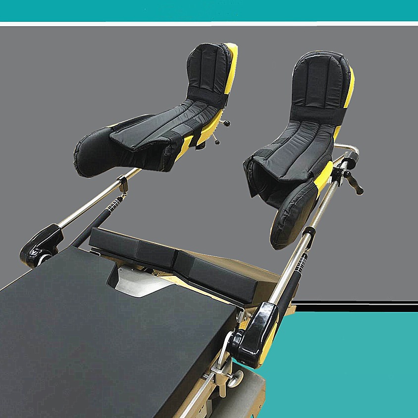 医用手术台配件医用马镫型脚架腿托截石位手术腿托妇科手术腿托