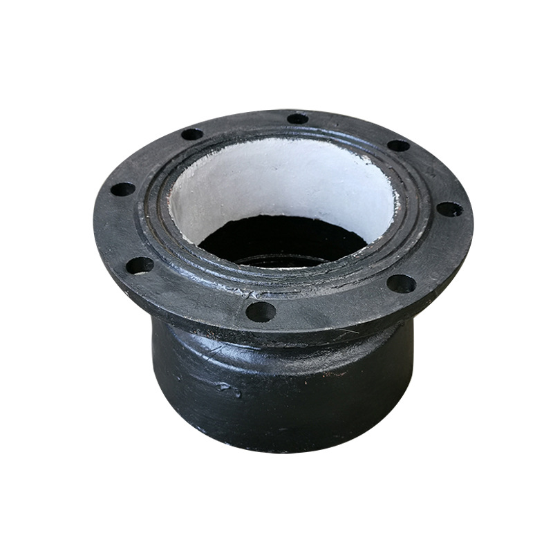 销售球墨铸铁管件盘承短管套管直管t型法兰乙管承插接头