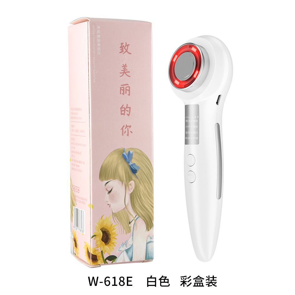 Beauty Instrument Household Facial Input and Output Instrument Massage Lifting Facial Cleansing Instrument Facial Cleaning Instrument Ipl Device