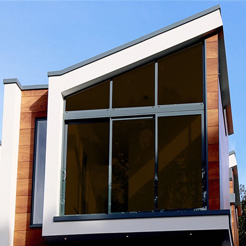 茶色建筑玻璃贴膜彩色室内装饰膜办公室隔断窗户纸双向透明膜贴纸