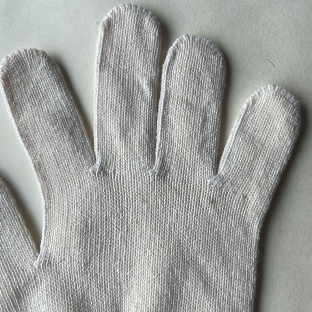 批发a级棉盖涤劳保防护手套 棉布便捷手套 舒适方便劳保工作手套