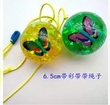 Luminous Crystal Elastic Ball Colorful Jumping Ball Flash Children's Luminous Toys Promotional Gifts Factory Wholesale