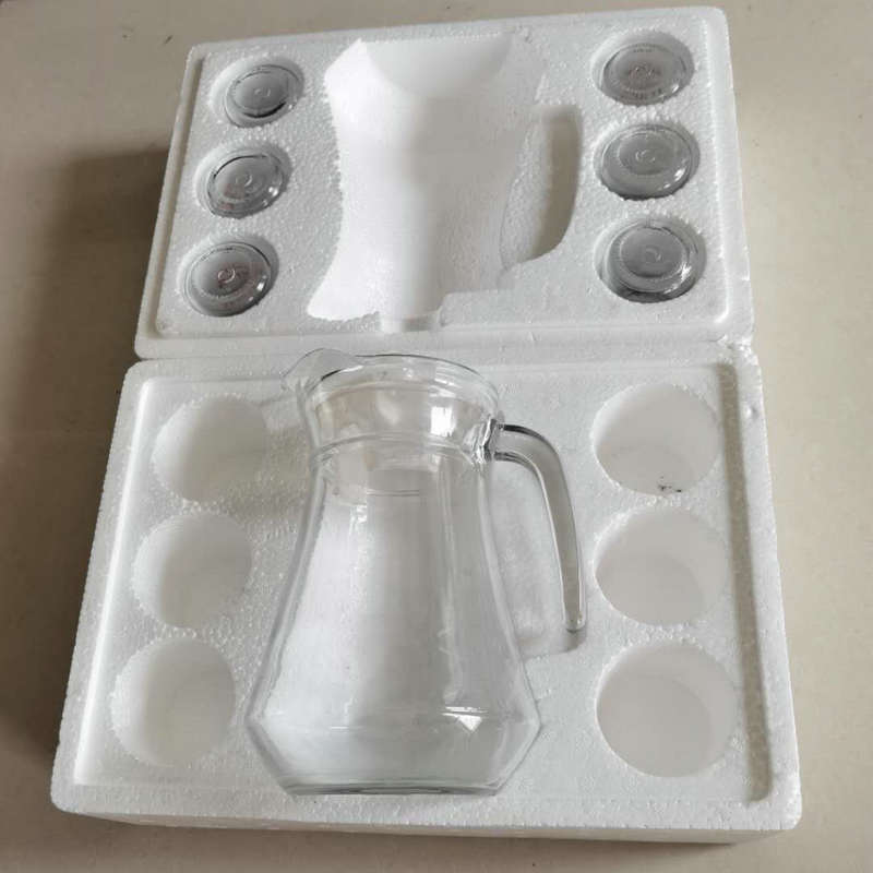 玻璃杯泡沫包装 防震缓冲泡沫内村包装上海江苏玻璃瓶包装