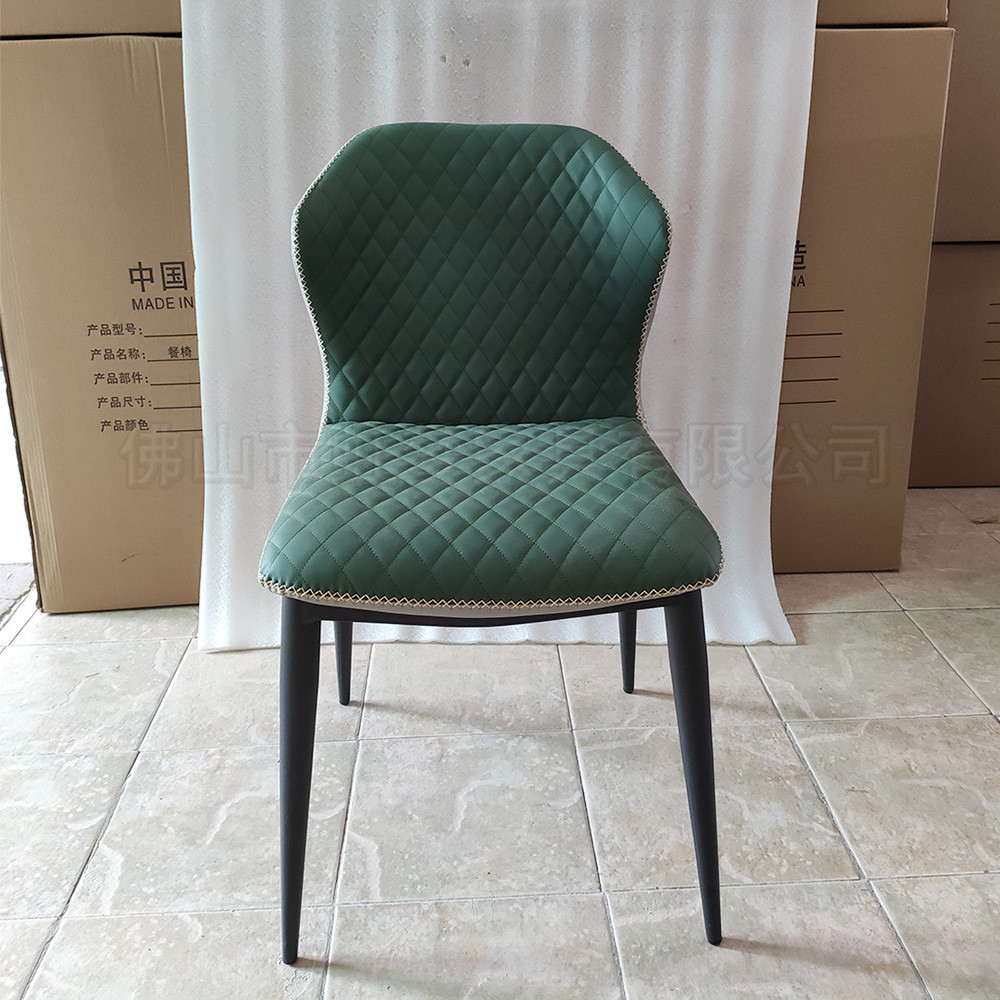 2020年新款布艺软包餐椅厂家热卖深圳酒店西餐厅创意靠背椅休闲椅