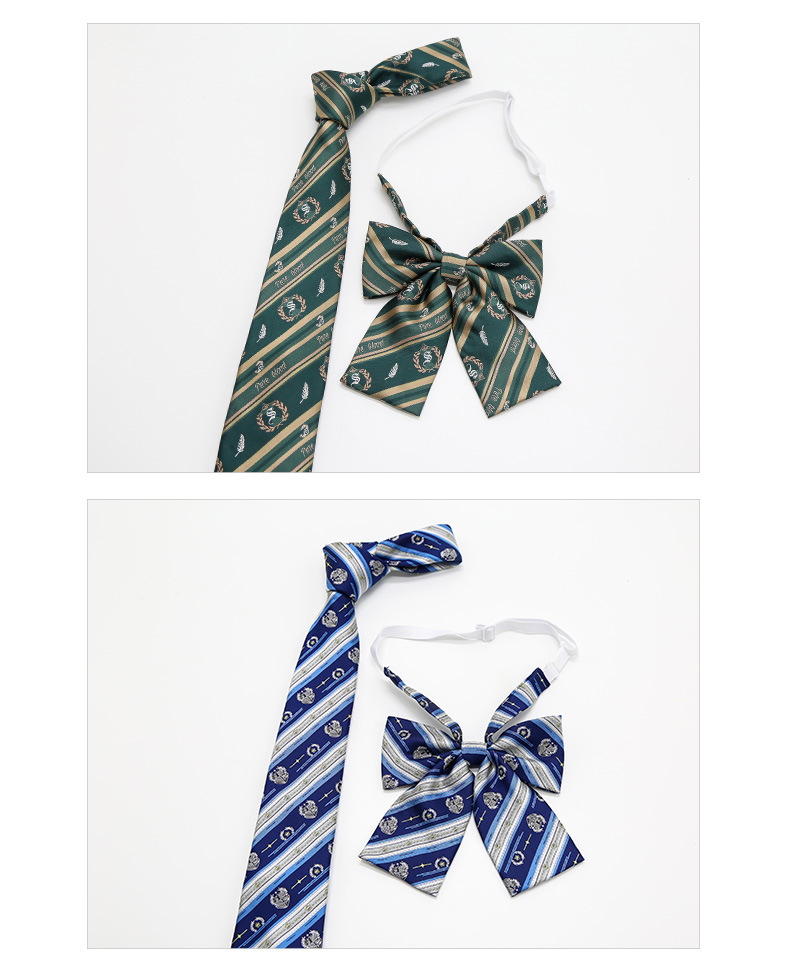 jk领带领结定制 女高中生dk制服领带 来图设计 嵊州领带厂家加工