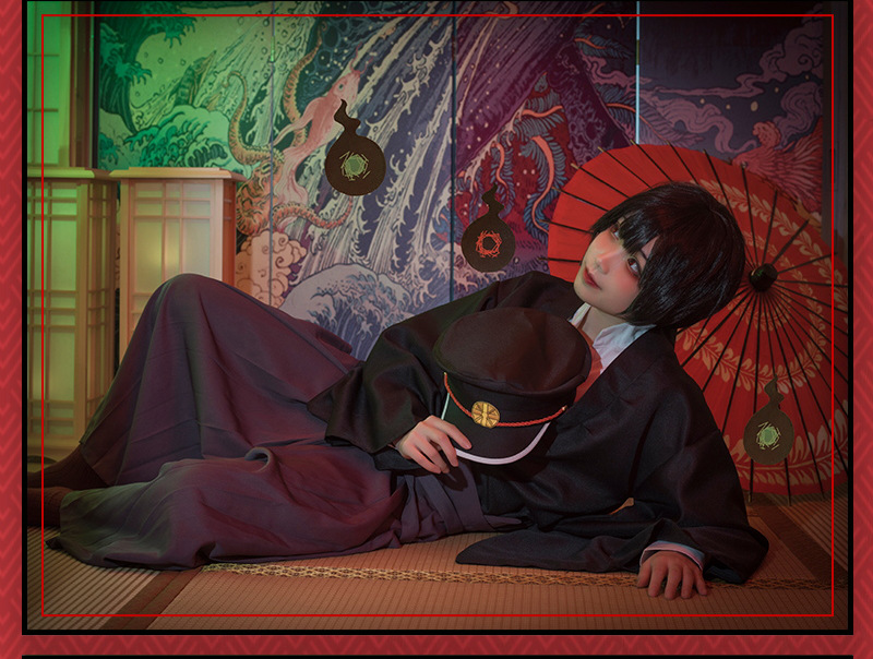 地缚少年花子君cospaly现货柚木司c服道具帽子和服cosplay男装